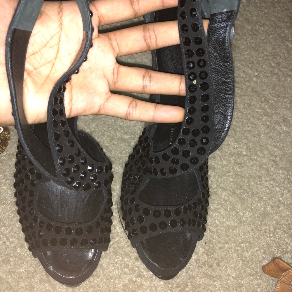 Giuseppe Zanotti Studded Wedges